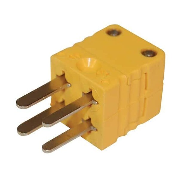 Dual Thermocouple Connector, Mini, PK 5